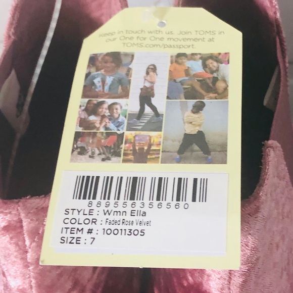 ✂️👀FINAL PRICE-TOMS ELLA FADED ROSE ANKLE BOOTIES - Picture 7 of 7